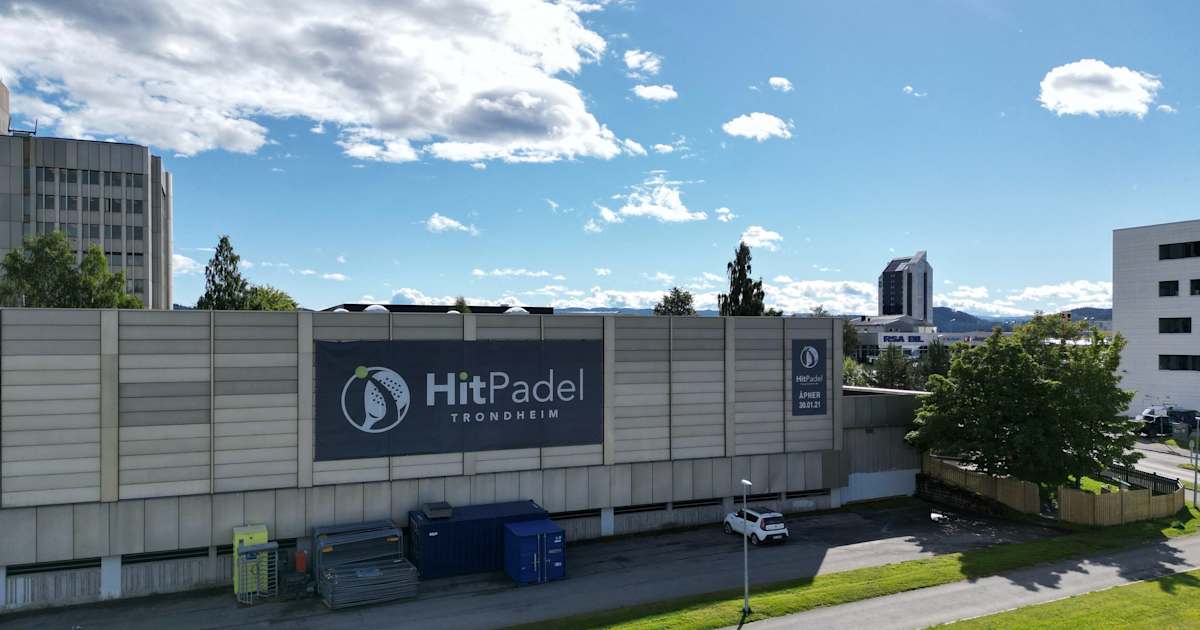 Cancha de pádel en Hit Padel Trondheim, Trondheim