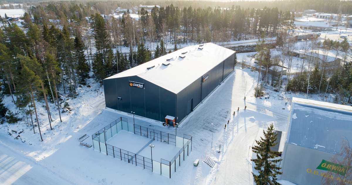 Cancha de pádel en Botnia Padel, Mustasaari