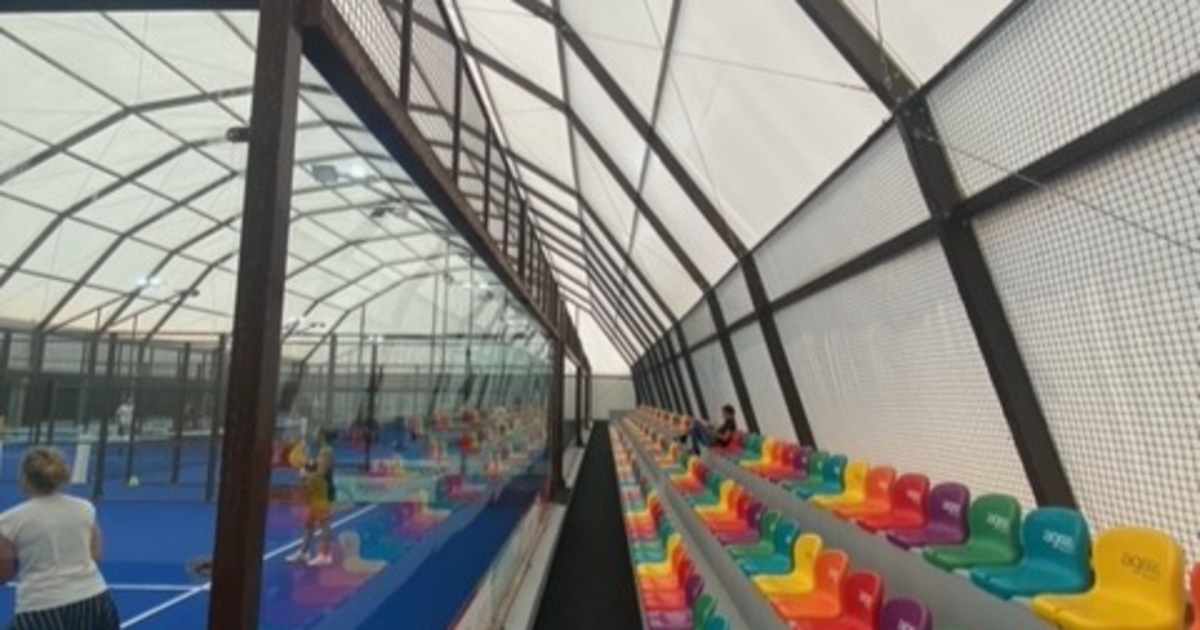 Cancha de pádel en Mais Padel - Italgreen Padel Club - Ageas Seguros, Póvoa de Varzim