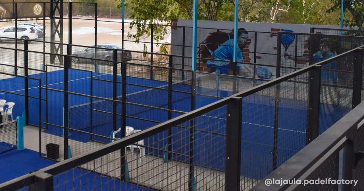 Cancha de pádel en La Jaula Padel Factory Merida, Chablekal