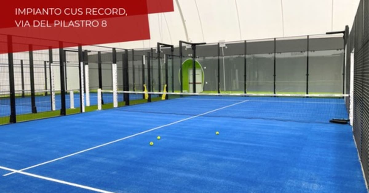 Cancha de pádel en Centro Universitario Sportivo Record, Bologna