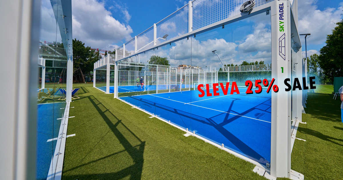Cancha de pádel en Sky SportCity Prosek, Prague