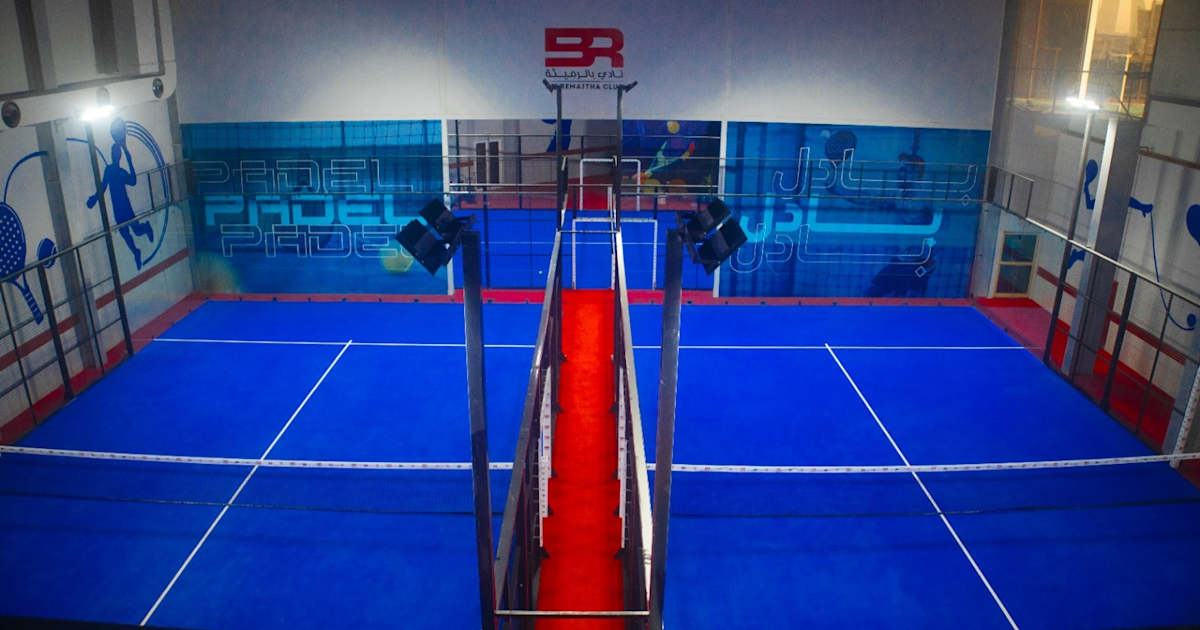 Cancha de pádel en Belremaitha Padel, Dubái