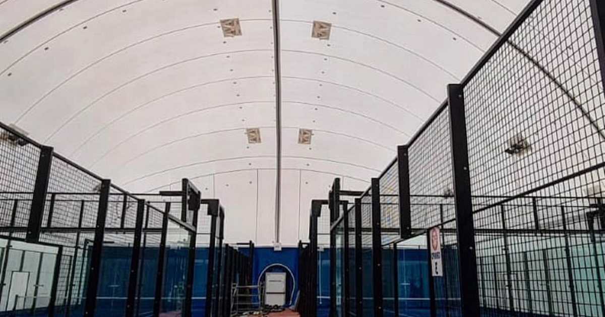 Padel court at Atletico Lodigiani Padel, Roma