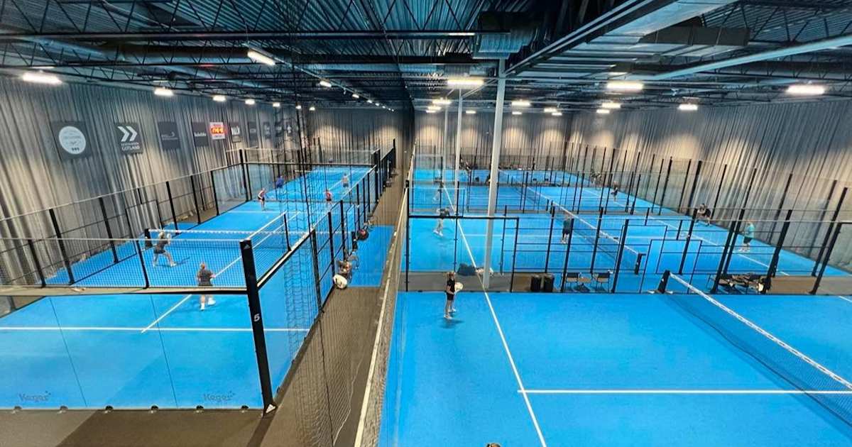 Cancha de pádel en Gotland Padel Center, Gotland