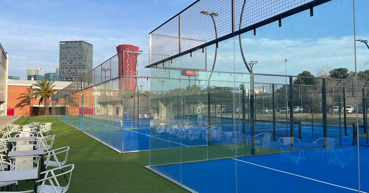 Cancha de pádel en Padel Gran Via (com. educ. Xaloc), L'Hospitalet de Llobregat
