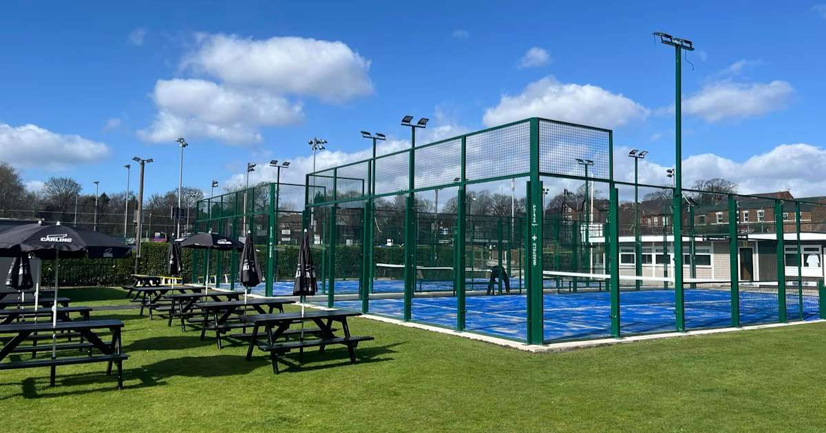 Cancha de pádel en Wakefield Sports & Padel Club, Wakefield