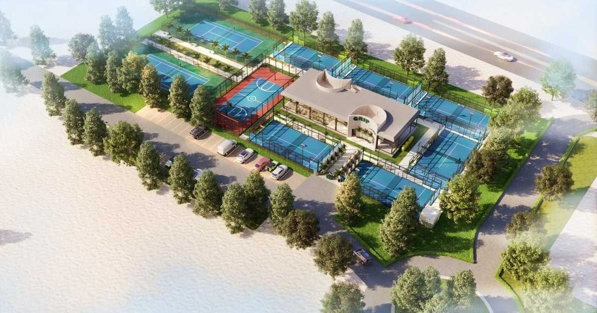 Padel court at Grip Sports, Dubái