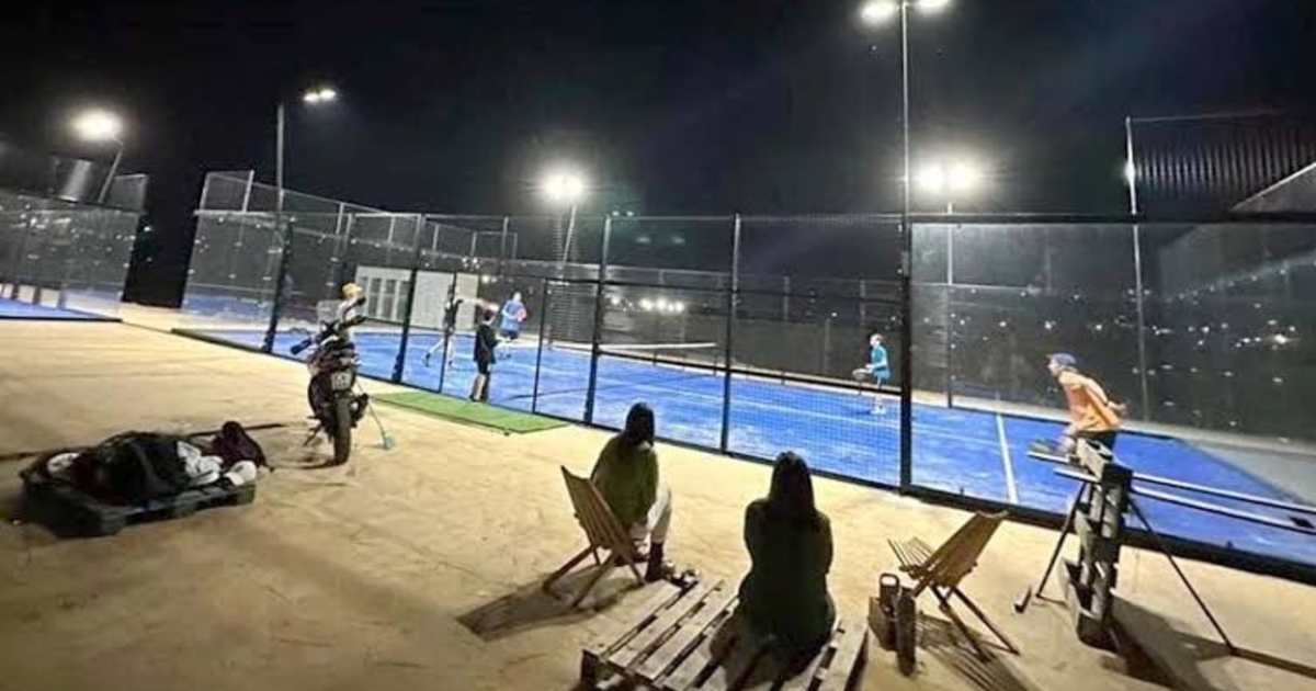 Padel court at Pádelito clubs, Mazatlán