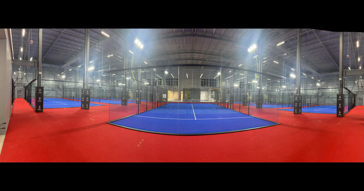 Padel court at Padel Kingdom Abu Dhabi, Abu Dhabi