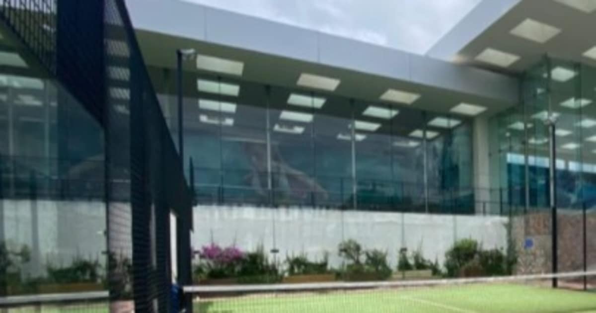 Padel court at La Loma Club de Golf, San Luis Potosí