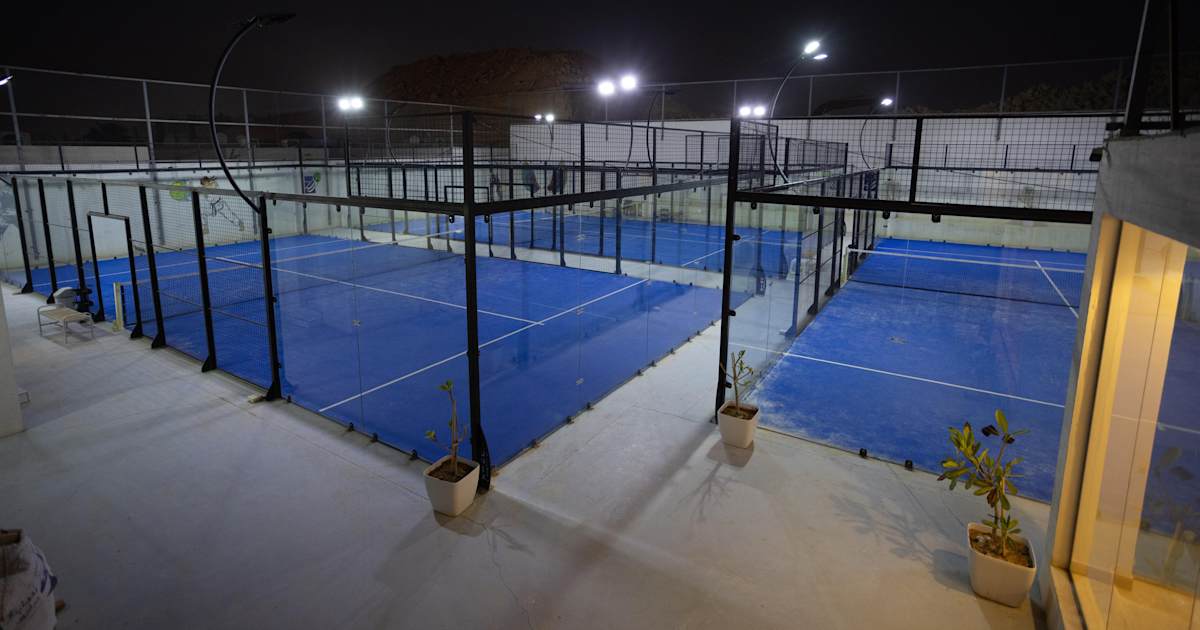 Padel court at JAX PADEL, Riyadh