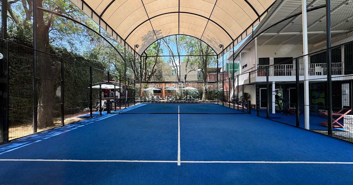 Cancha de pádel en Cerv Padel Club, Ciudad de México