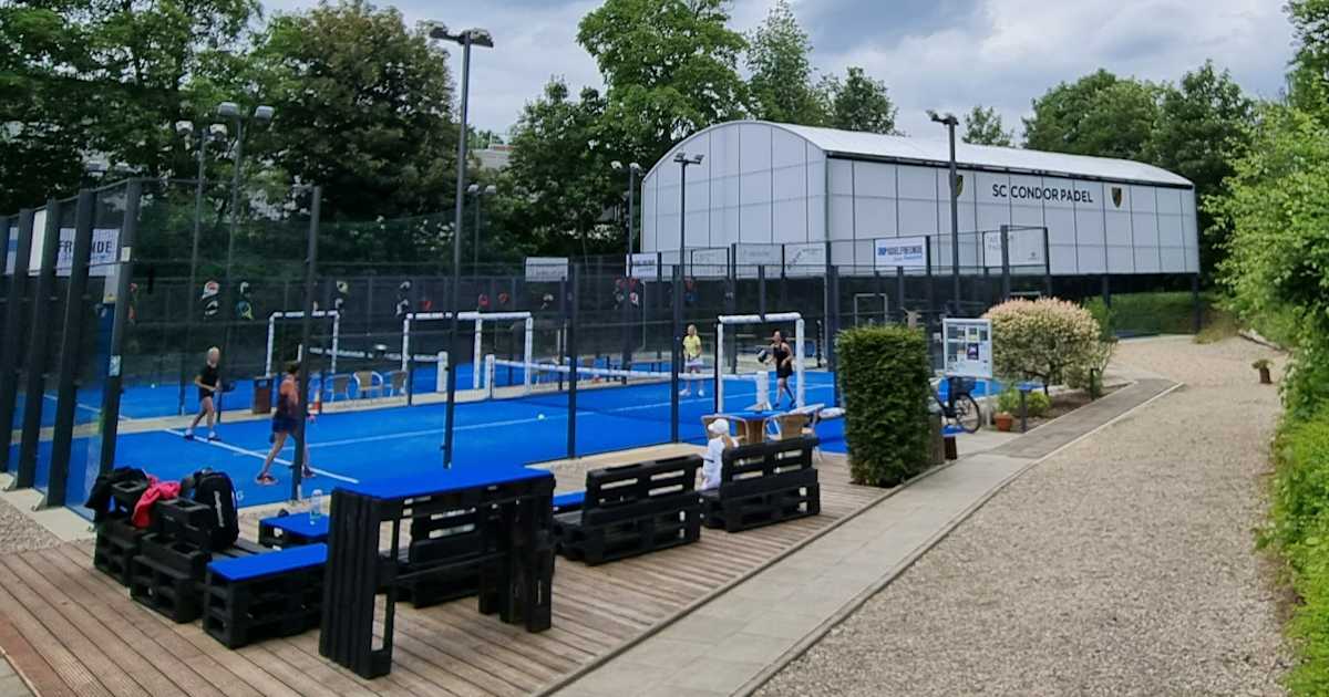 Cancha de pádel en SC Condor Padel, Hamburg