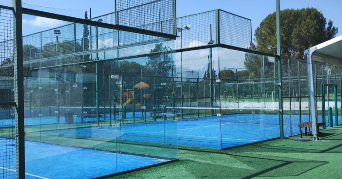 Padel court at Club Campestre Saltillo, Saltillo