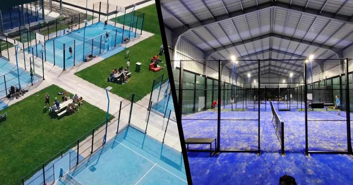 Cancha de pádel en Padeldam, Amsterdam