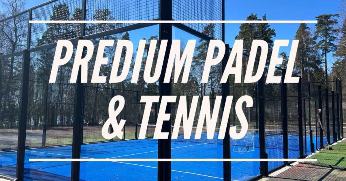 Cancha de pádel en Predium padel & tennis, Tammisaari