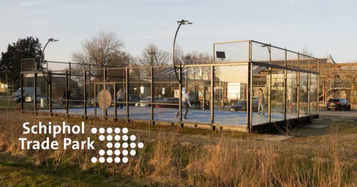 Cancha de pádel en Schiphol Trade Park, Hoofddorp