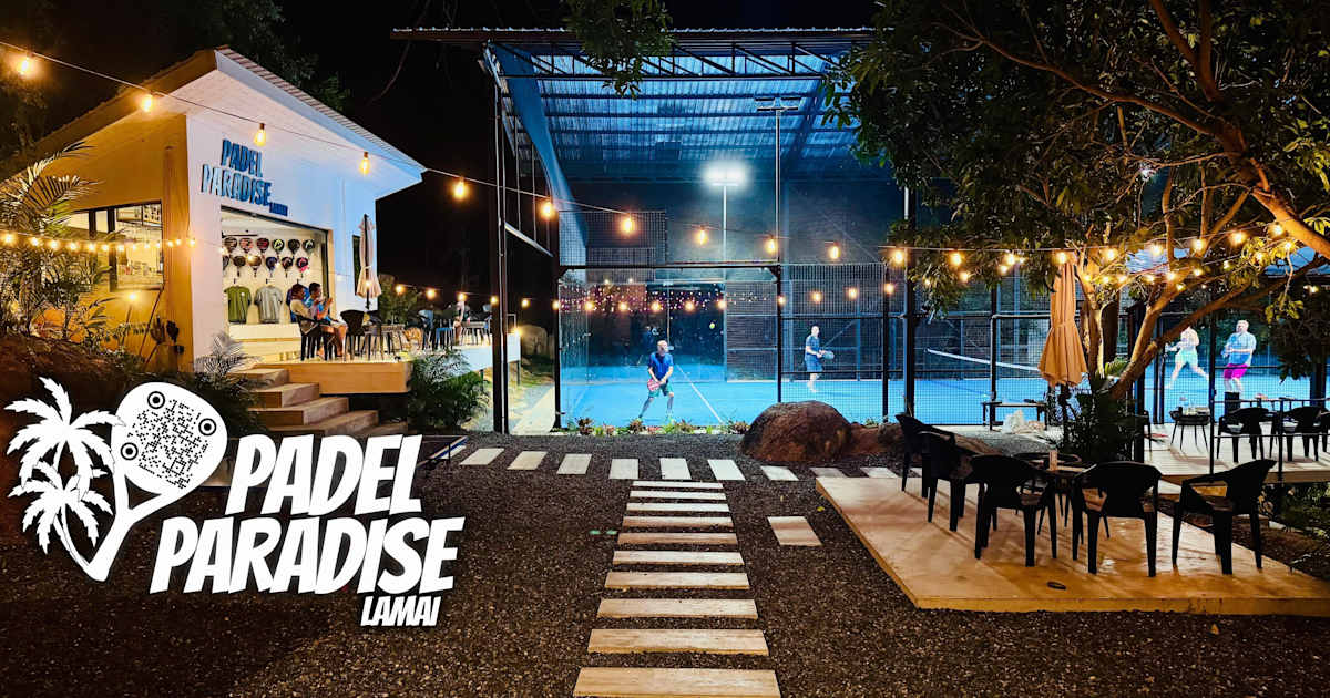 Cancha de pádel en PADEL PARADISE Lamai, Koh Samui