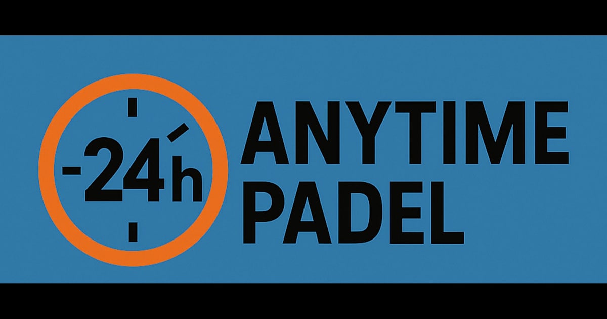 Cancha de pádel en Anytime Padel, Lanaken