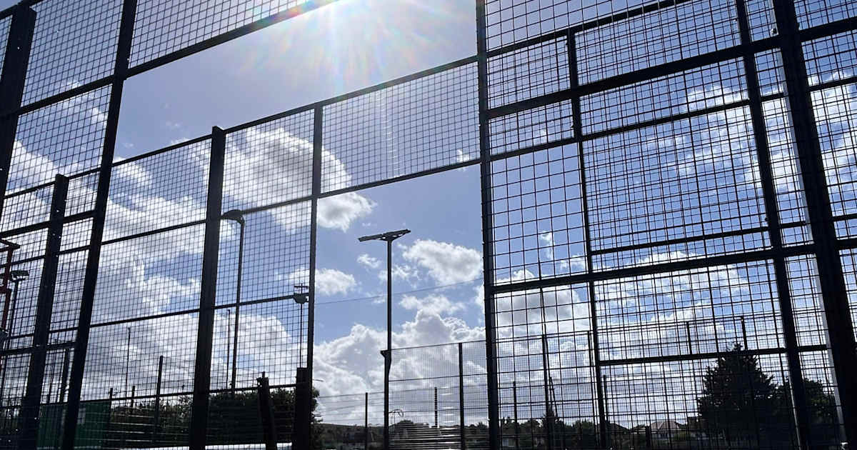 Padel court at Catford Padel Collective, London