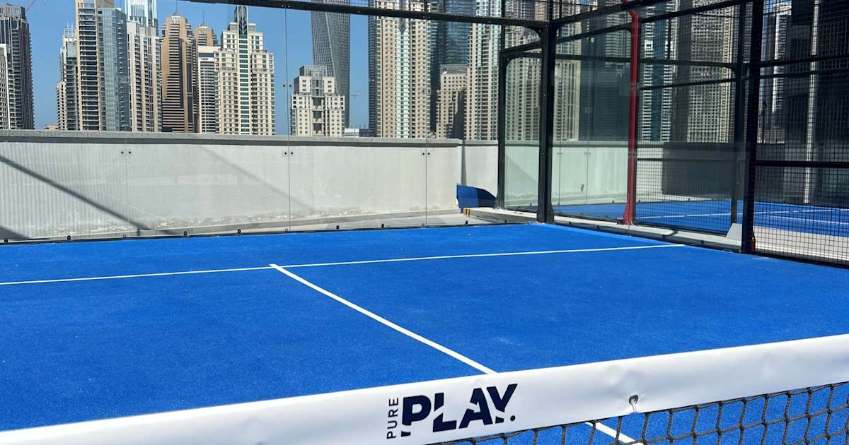 Cancha de pádel en Pure Play TAJ JLT, Dubái