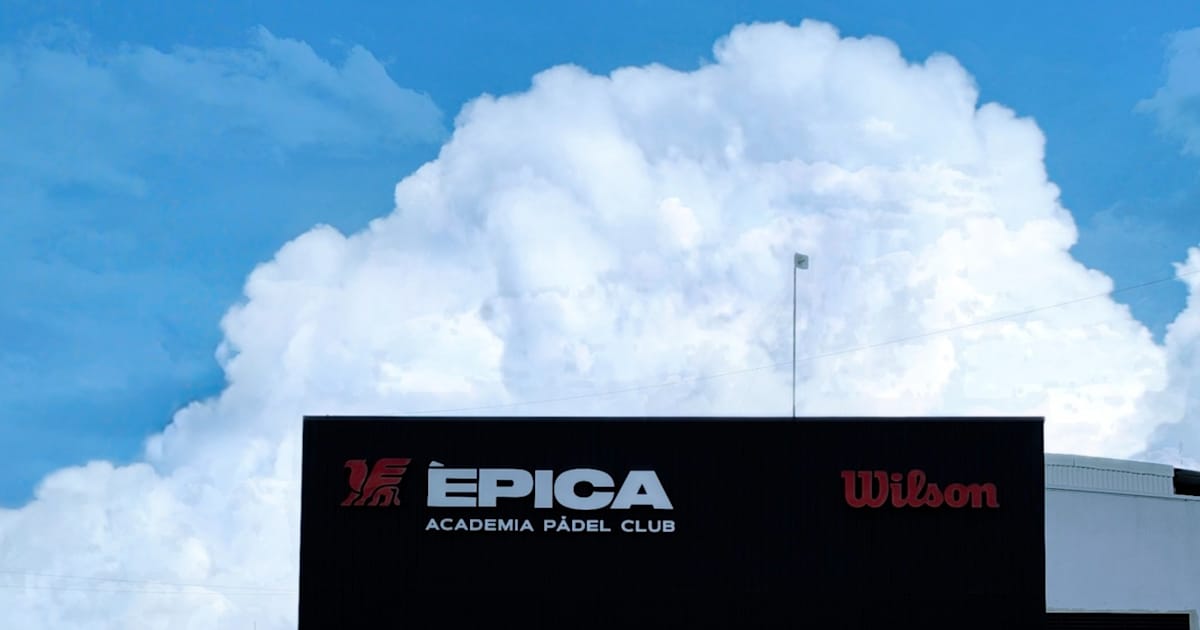 Cancha de pádel en Epica Academia Padel Club, Mérida