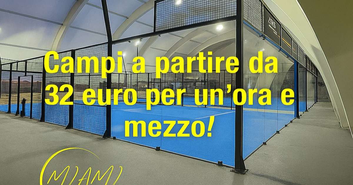 Cancha de pádel en Miami Sport Club, Castello D'argile