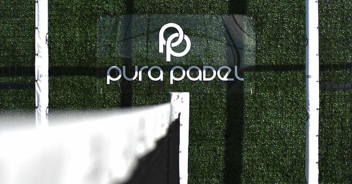 Cancha de pádel en Pura Padel LA, Los Angeles