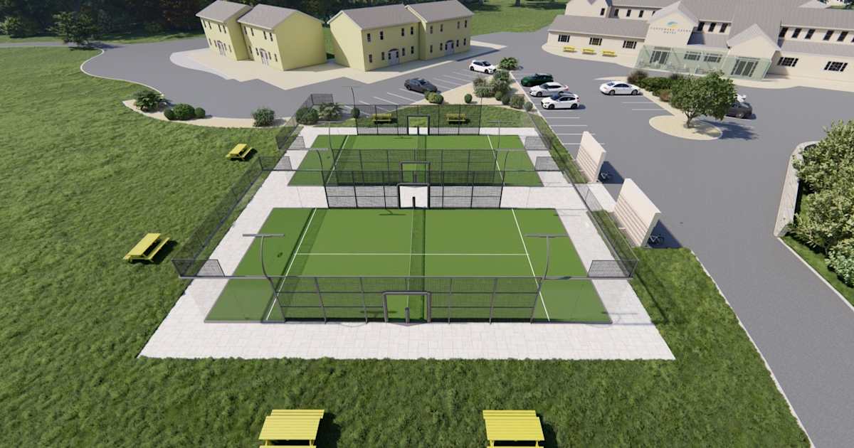 Cancha de pádel en Connemara Sands Padel Club, Clifden