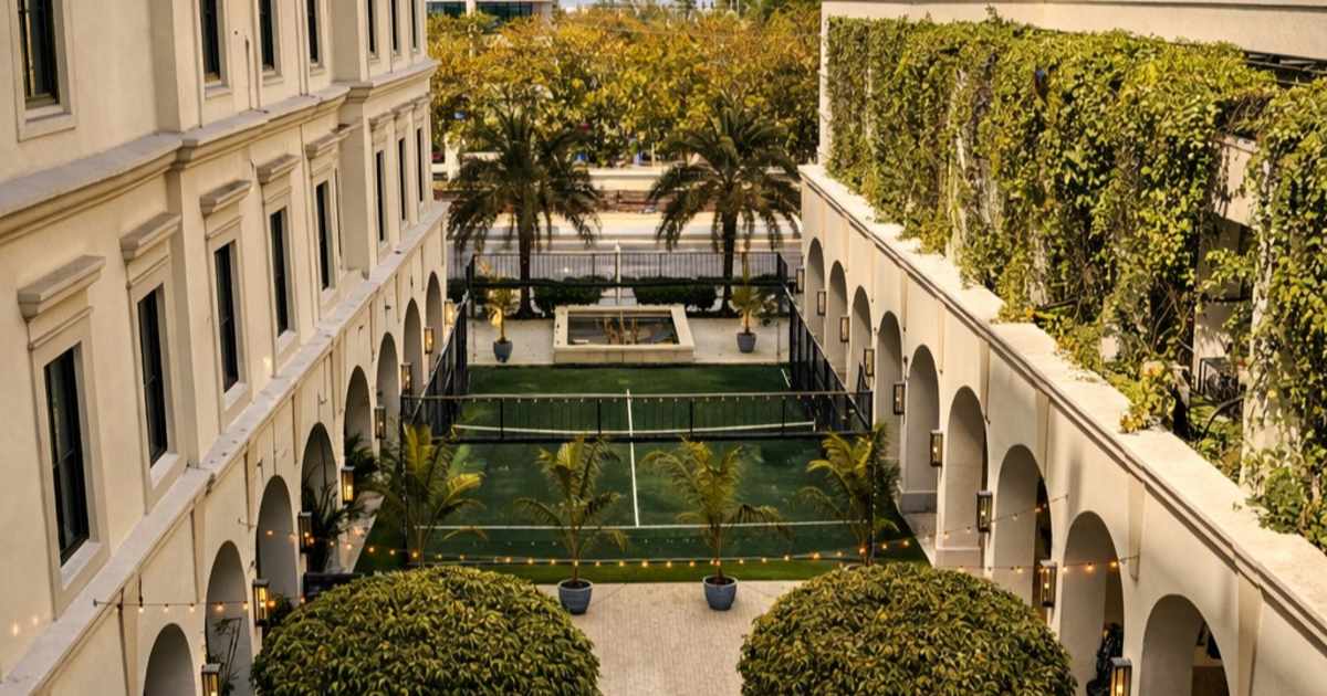 Cancha de pádel en Privé Padel at Thesis, Coral Gables