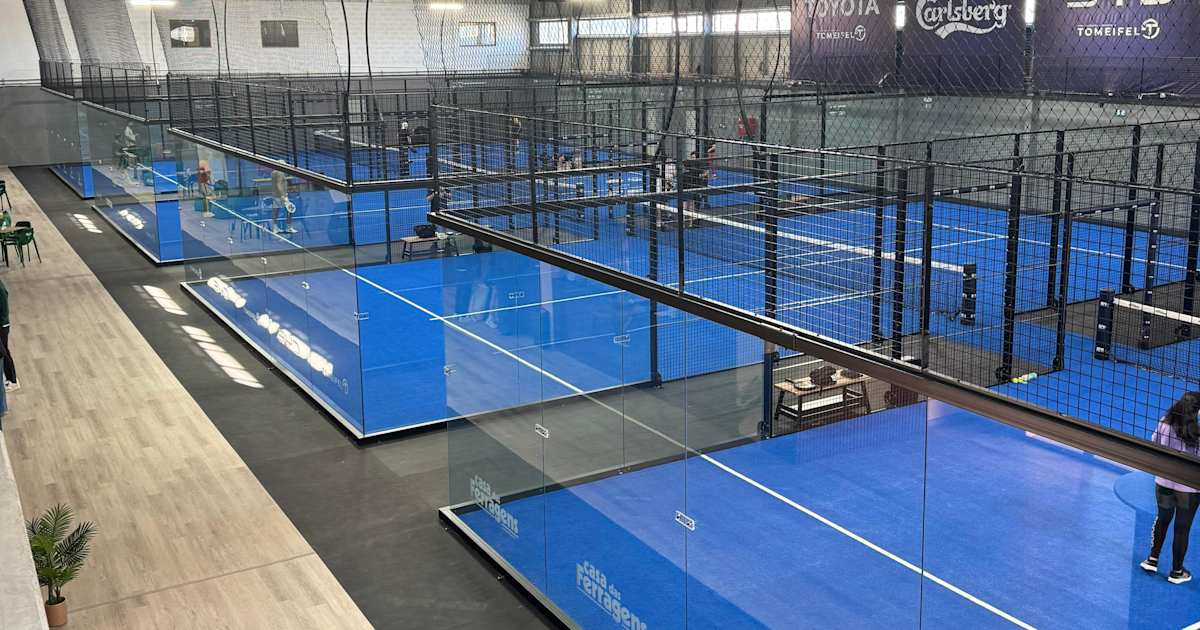 Cancha de pádel en BPM Padel Club, Amarante