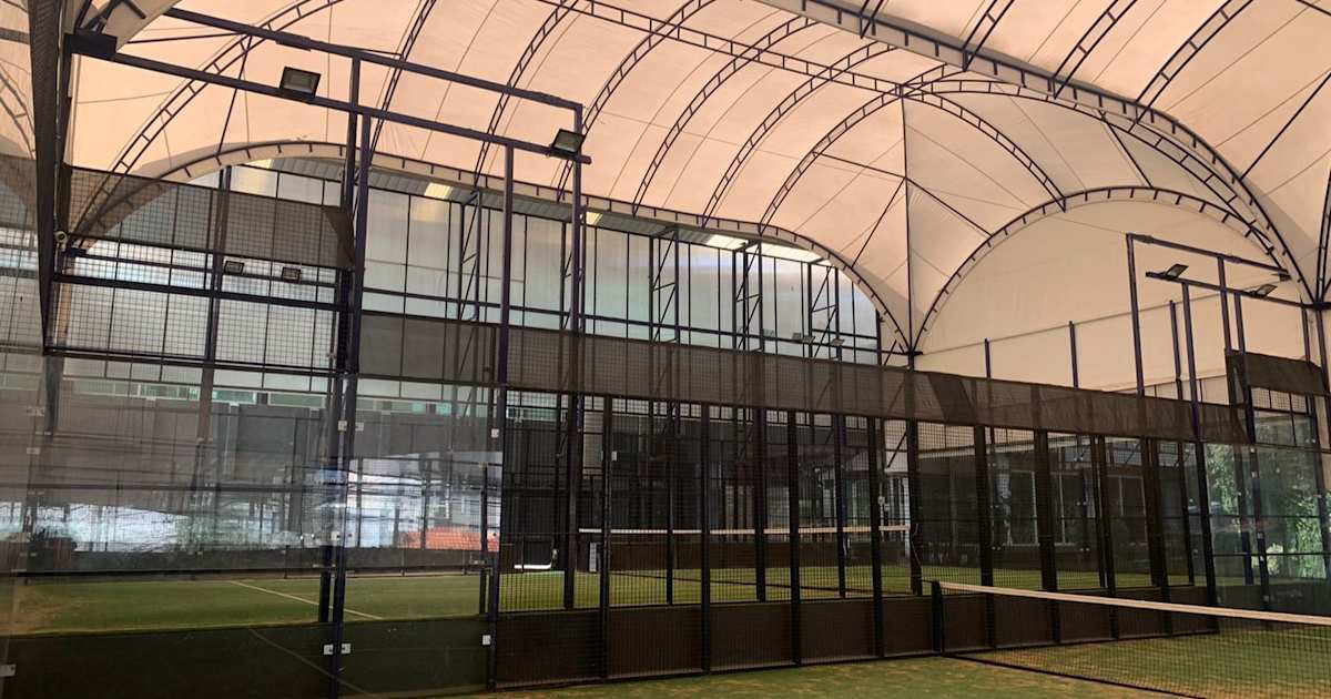 Cancha de pádel en Infinity Padel, Ciudad de México