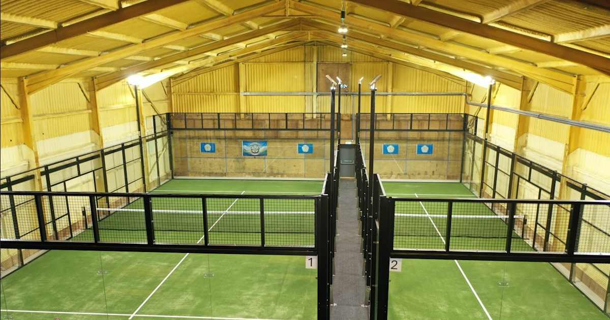 Cancha de pádel en Padel Shed Thirsk, Thirsk