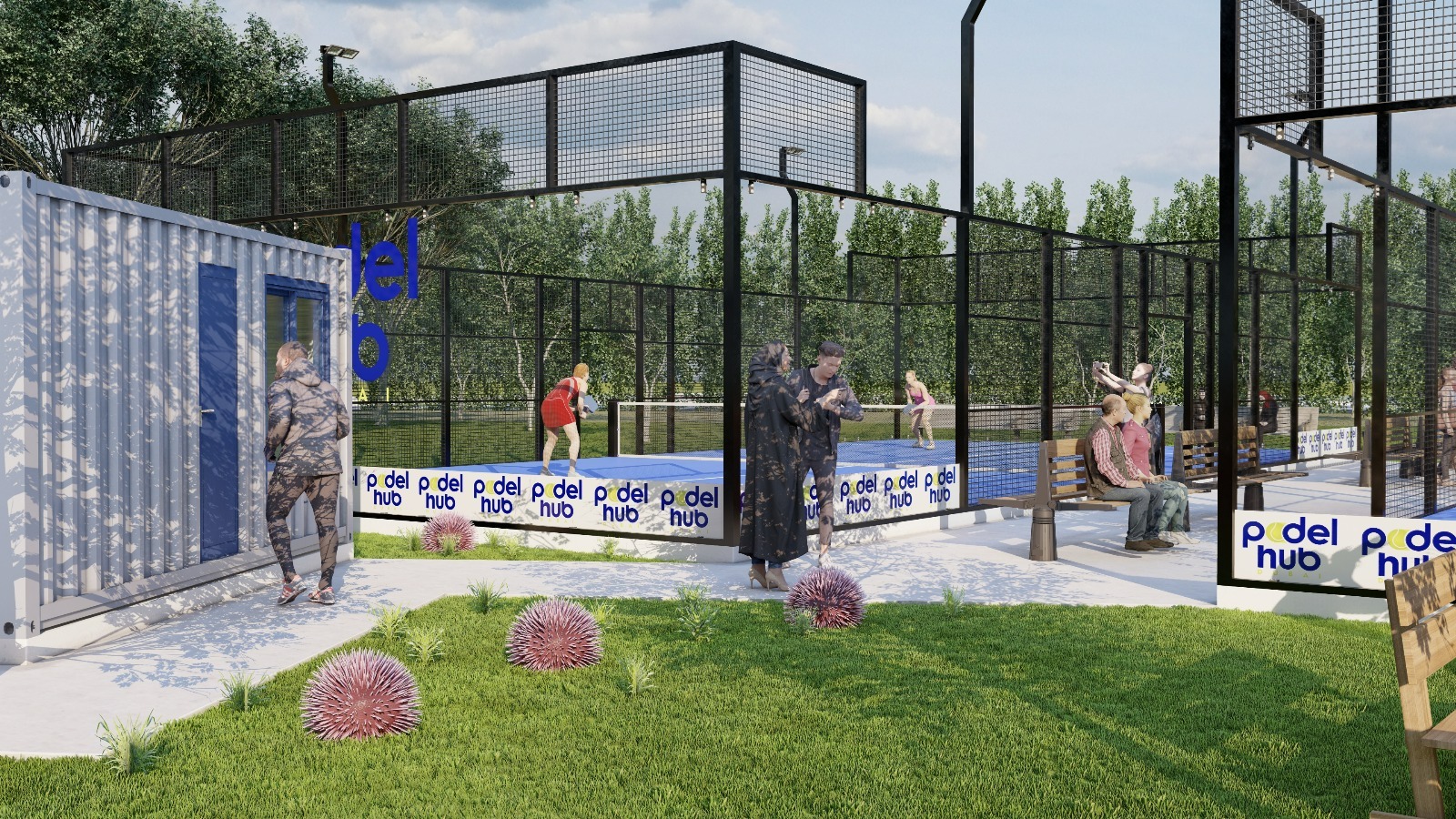 Padel Hub Dubai padel courts