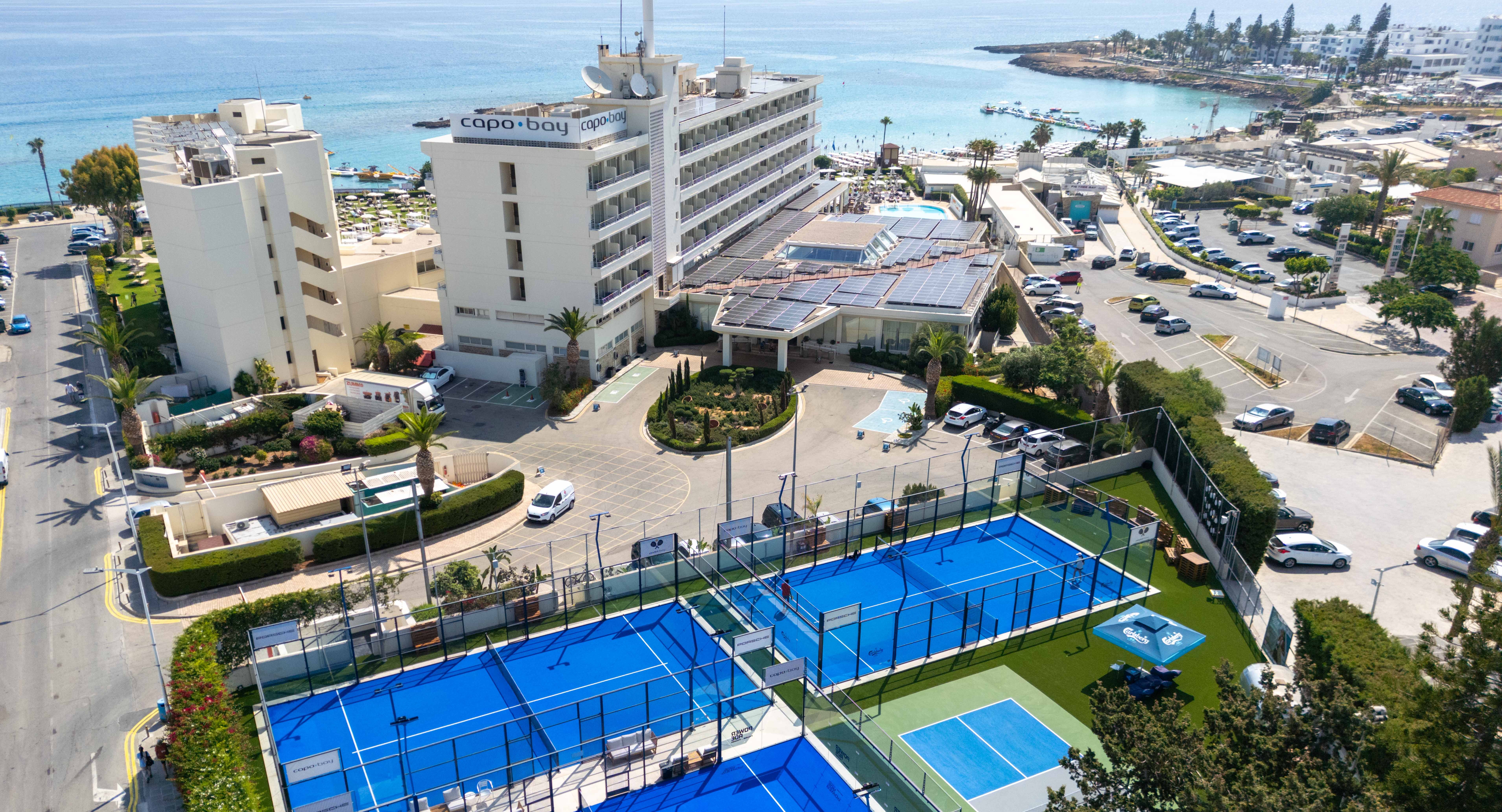 Capo Bay Padel & Pickleball Club padel courts