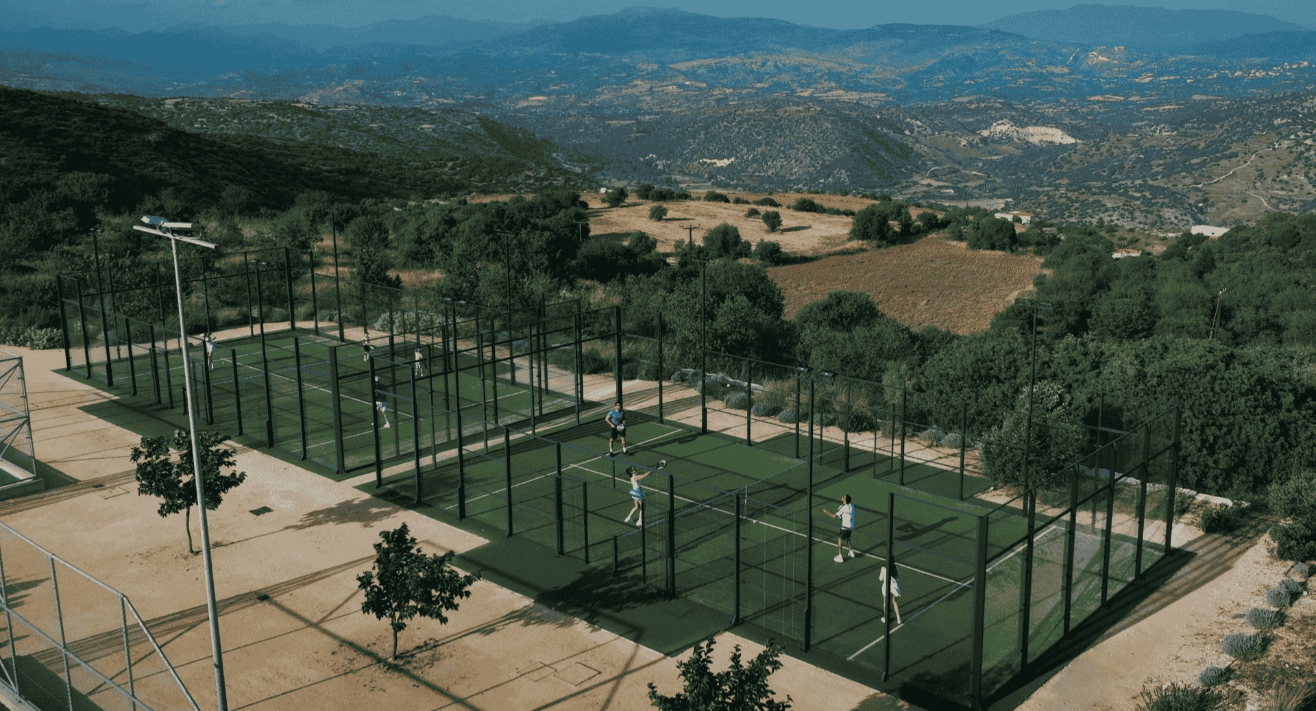 Minthis Resort Sports Grounds padel courts