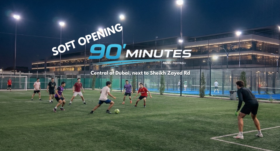 90 Minutes - Padel & Football padel courts