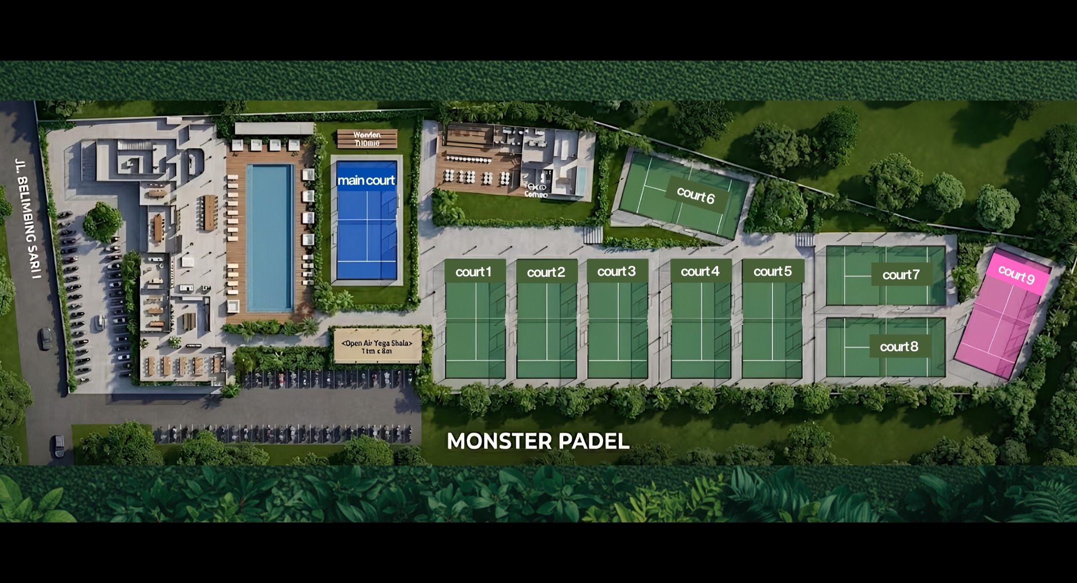 Monster Padel Social Club Bali - 2