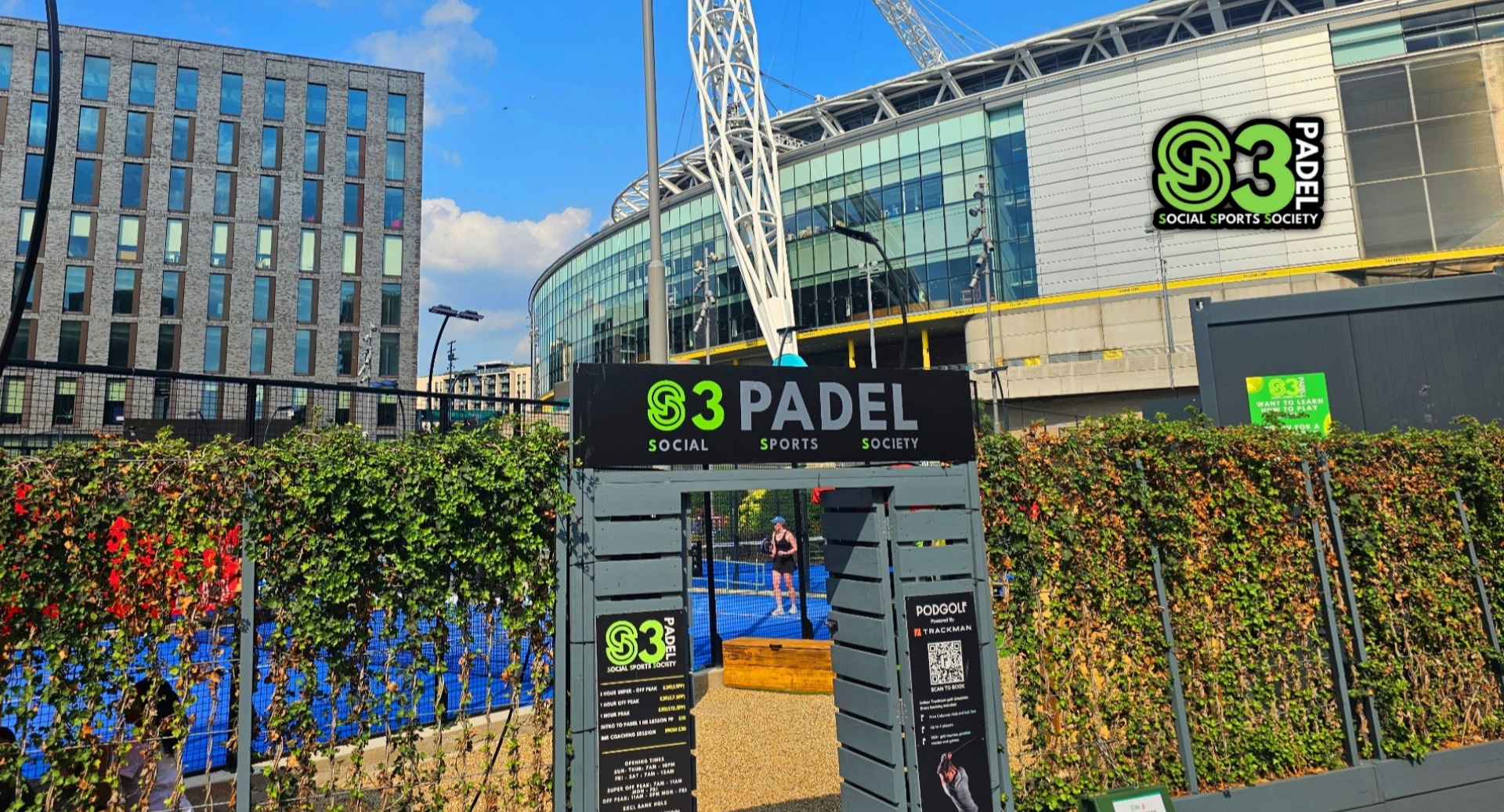 S3 Padel Wembley padel courts