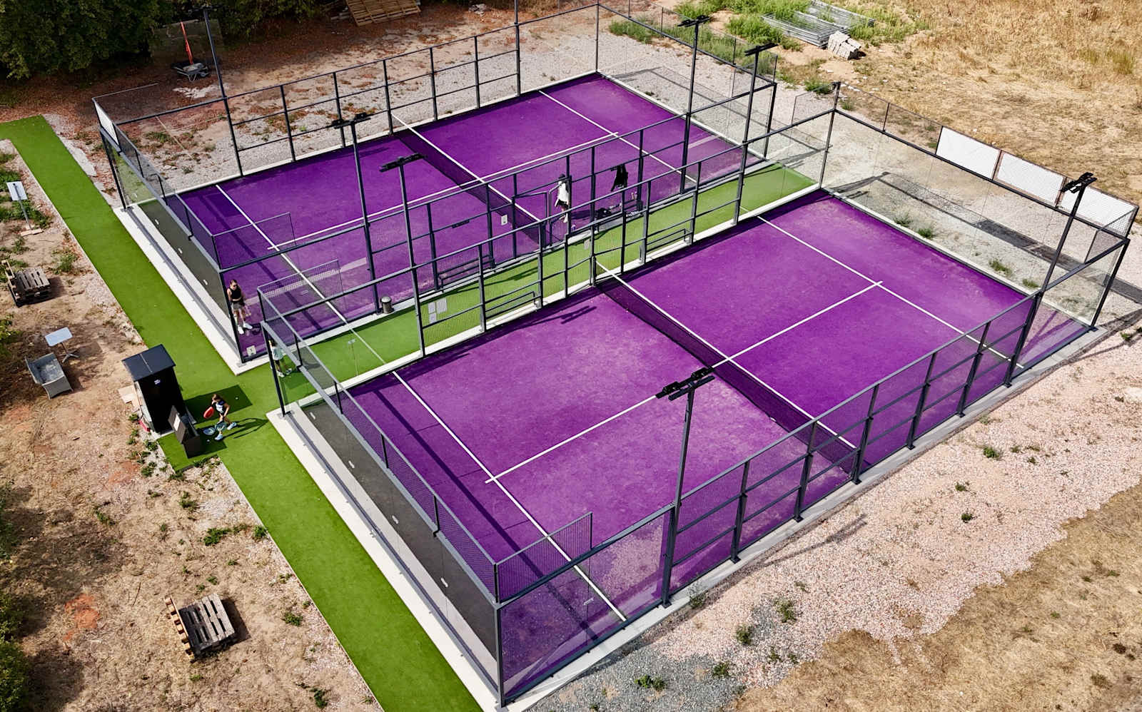 Padel mit Freunden