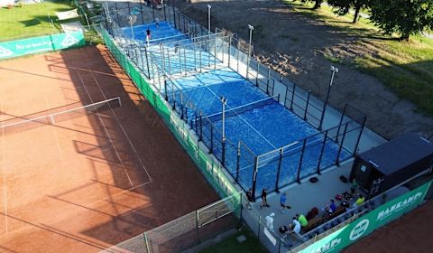 Padel am Meer
