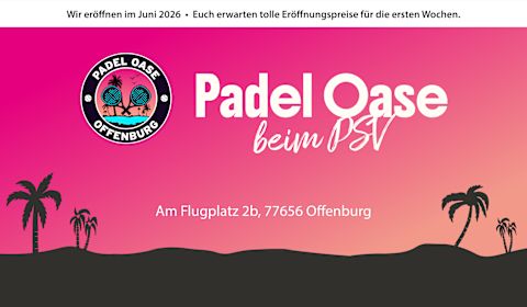 Padel Oase Offenburg | coming soon