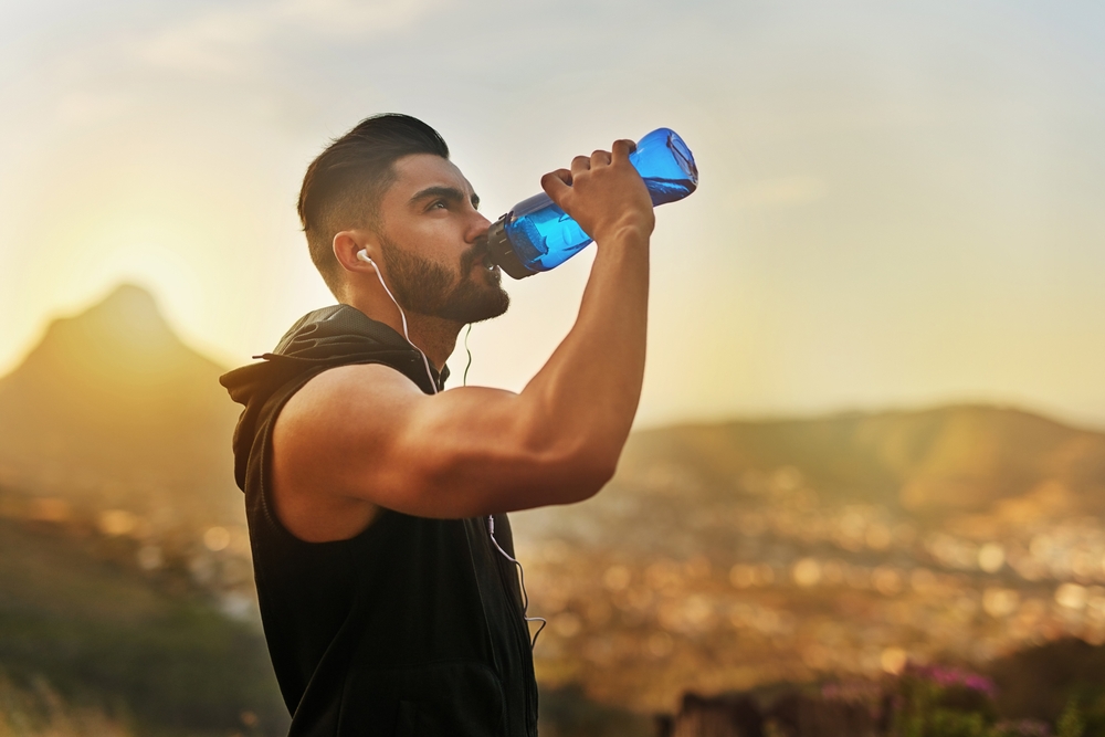 today i will: stay hydrated by drinking water regularly