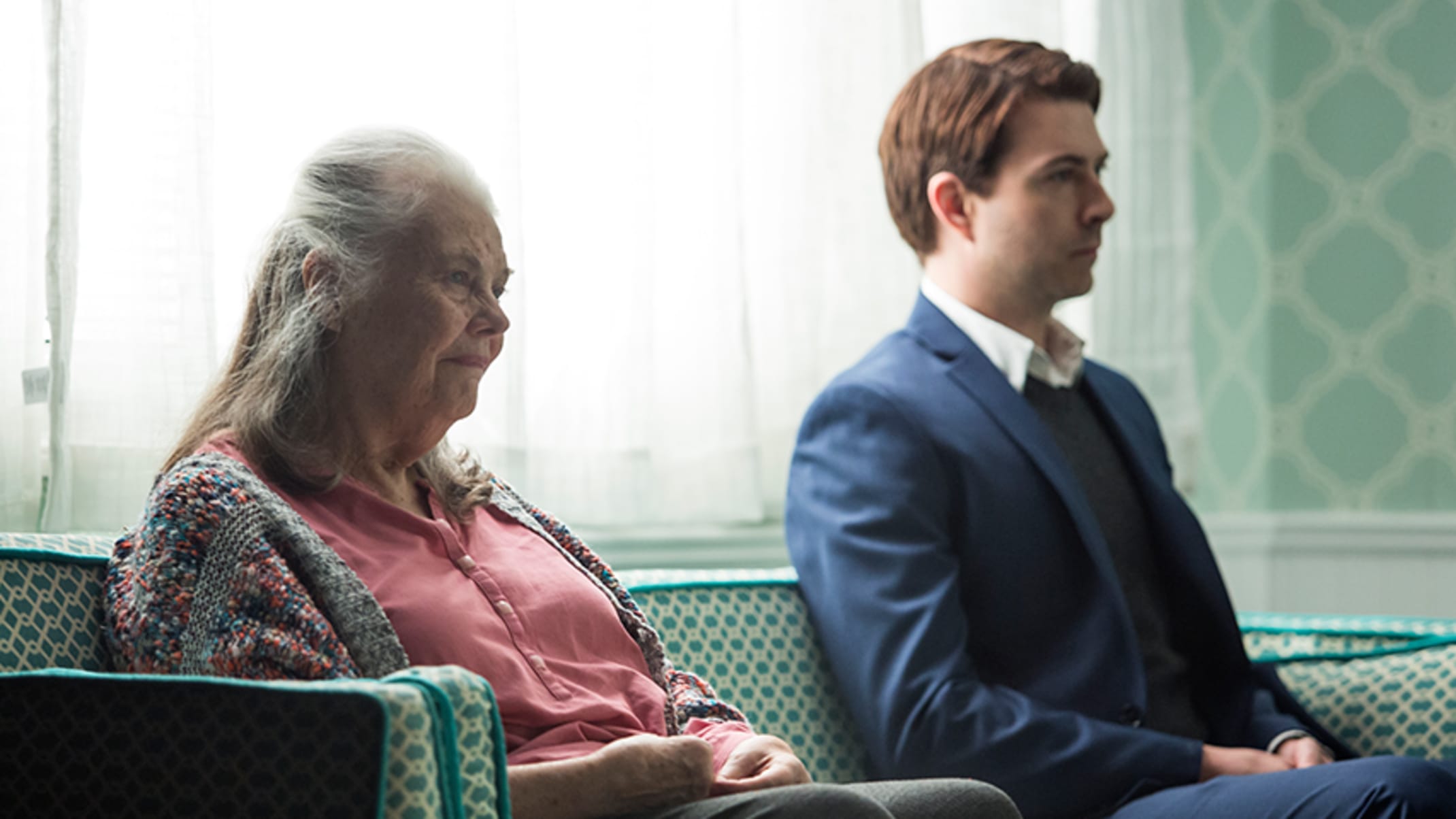 Lois Smith and Noah Bean; photo by Jeremy Daniel