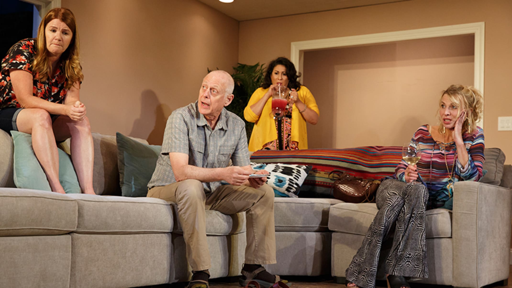 Mare Winningham, Mark Blum, Ruth Aguilar, and Lusia Strus; photo by Joan Marcus