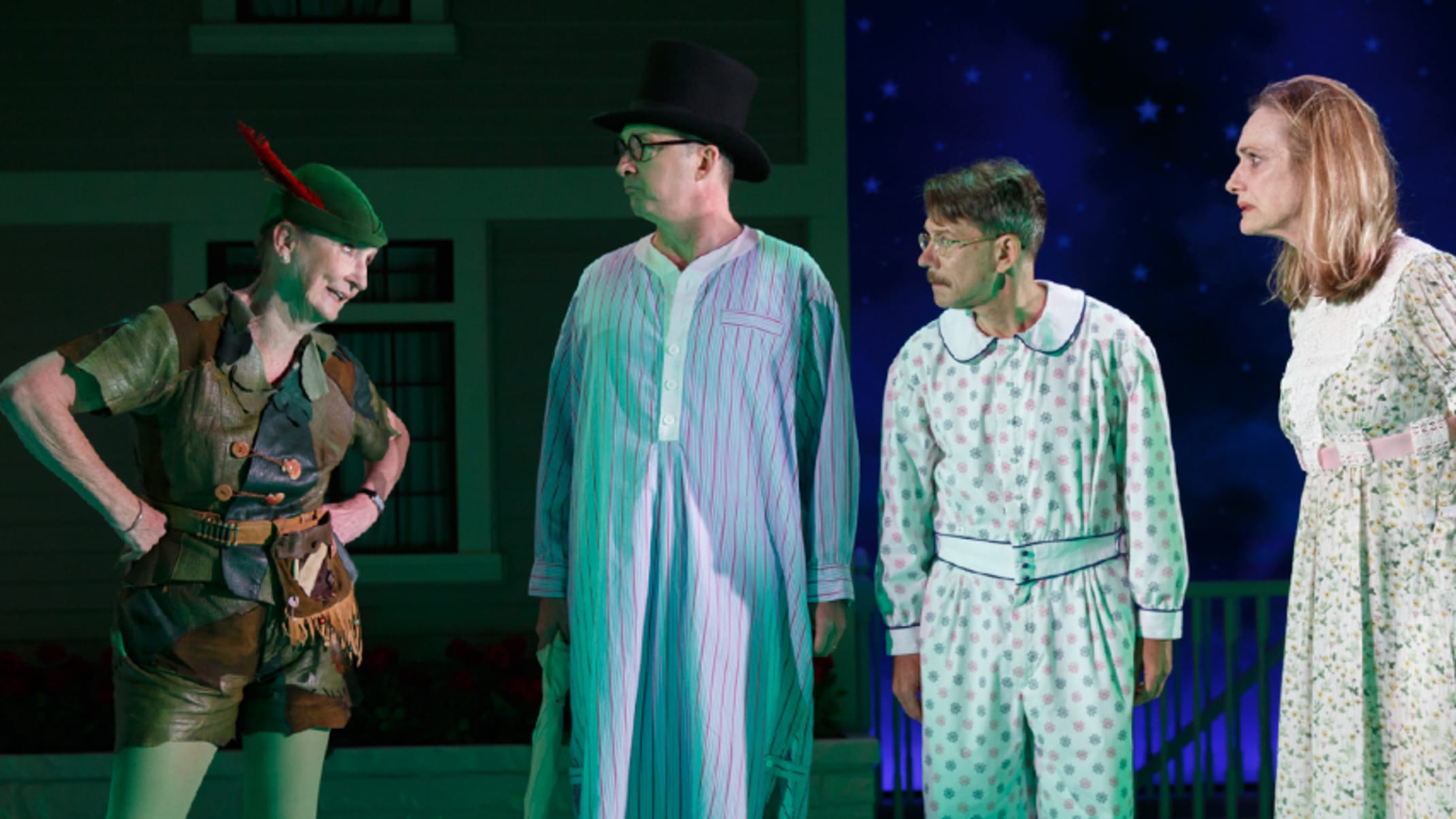 Kathleen Chalfant, Daniel Jenkins, Keith Reddin, and Lisa Emery; photo by Joan Marcus