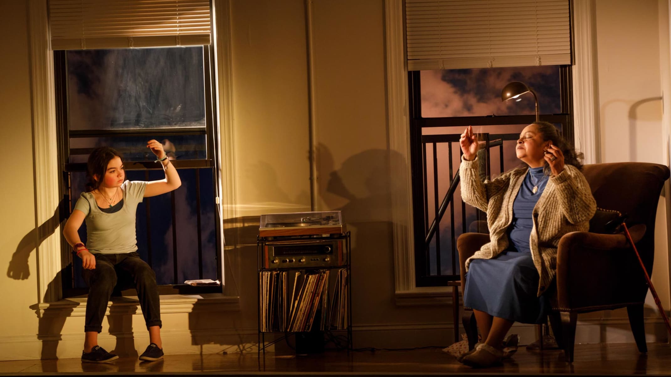 Ella Kennedy Davis, Lynda Gravátt; Photo by Joan Marcus