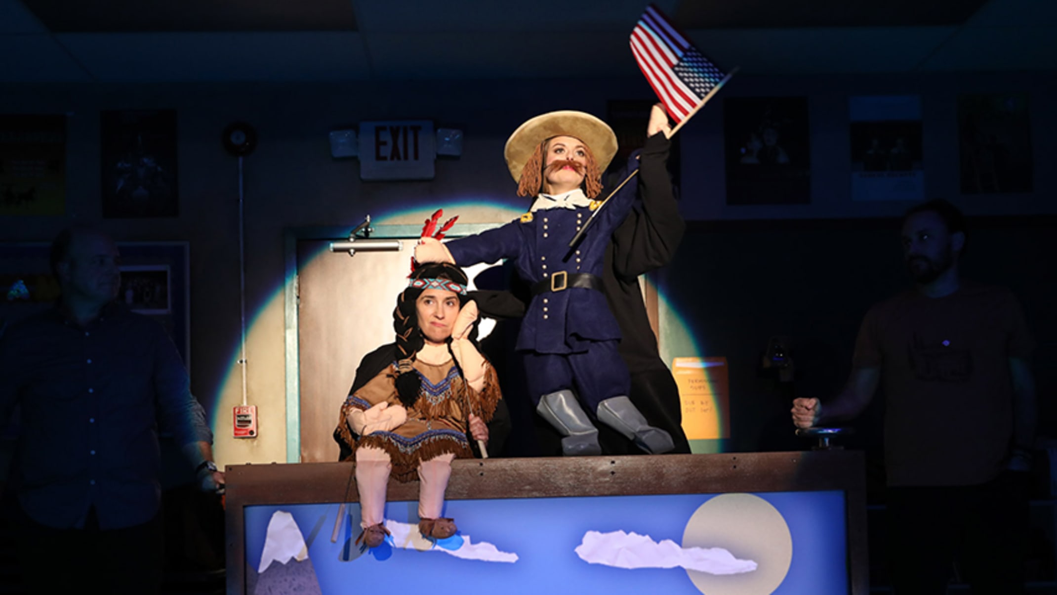 Jennifer Bareilles and Margo Seibert; photo by Joan Marcus