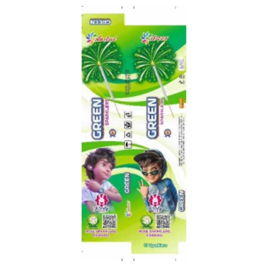 12cm Green Sparklers